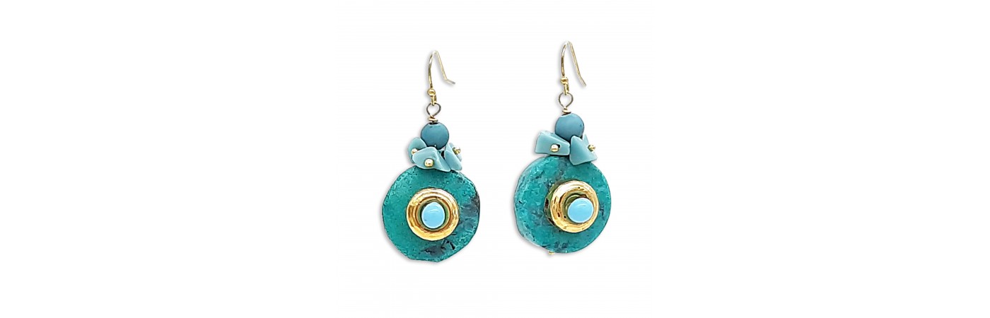 Turquoise Stone Earrings